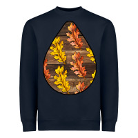 Navy Fall Teardrop Heavyweight Sweatshirt - LillyAllenDesigns