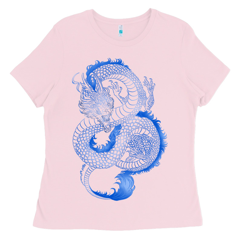 Blue Dragon Ladies Tee by RanaPortraitStore | Teevron