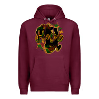 Burgundy hope black history Premium Hoodie - NancyCooperArtShop