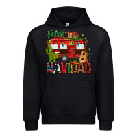 Black Feliz Navidad Christmas Mexico Urban Hoodie - HowdyJamesFarm