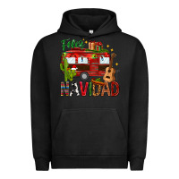 Pigment Black Feliz Navidad Christmas Mexico Urban Hoodie - HowdyJamesFarm