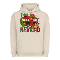 Pigment French Oak Feliz Navidad Christmas Mexico Urban Hoodie - HowdyJamesFarm