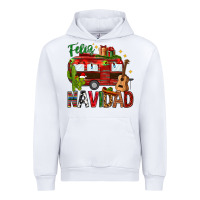 White Feliz Navidad Christmas Mexico Urban Hoodie - HowdyJamesFarm