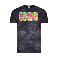 Cloud Black hippie and daisys license plate template Vintage Tee - Artiststas