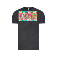 Vintage Black hippie and daisys license plate template Vintage Tee - Artiststas