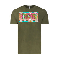 Vintage Olive hippie and daisys license plate template Vintage Tee - Artiststas