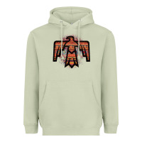 Matcha Red Aztec Thunderbird Heavyweight Hoodie - Bettercallsaul