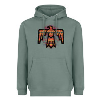 Sage Red Aztec Thunderbird Heavyweight Hoodie - Bettercallsaul