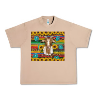 Burro goat sunflowers gemstones serape leopard glitter Urban Heavy Tee - Artiststas