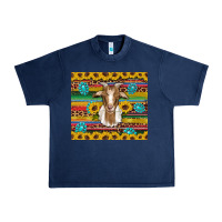 Navy goat sunflowers gemstones serape leopard glitter Urban Heavy Tee - Artiststas