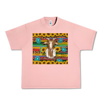 Salmon goat sunflowers gemstones serape leopard glitter Urban Heavy Tee - Artiststas