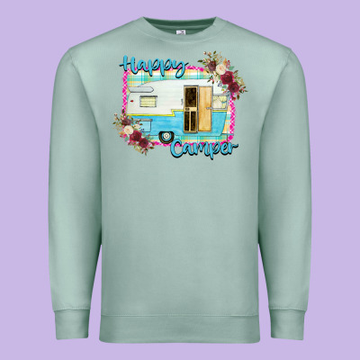 Happy Camper Premium Sweatshirt Designed By Bettercallsaul