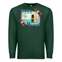 Sports Green Happy Camper Premium Sweatshirt - Bettercallsaul