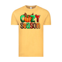 Vintage Mustard cozy season with fall colors palette and pumpkin Vintage Tee - AdoDesignShop