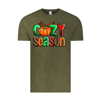 Vintage Olive cozy season with fall colors palette and pumpkin Vintage Tee - AdoDesignShop