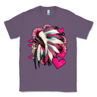 Lavender indian headdress with hearts valentine's day Classic Tee - Jasminsmagicworld