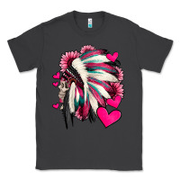 Smoke indian headdress with hearts valentine's day Classic Tee - Jasminsmagicworld