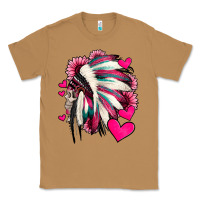 Toasted Coconut indian headdress with hearts valentine's day Classic Tee - Jasminsmagicworld