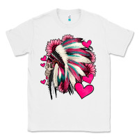 Indian Headdress With Hearts Valentine's Day Classic Tee | Teevron