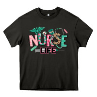 Asphalt nurse life Heavy Core Tee - texasbilliewilder
