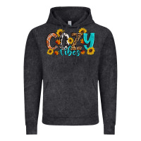 Vintage Black Cozy Vibes Fall Sunflowers Vintage Hoodie - Artiststas