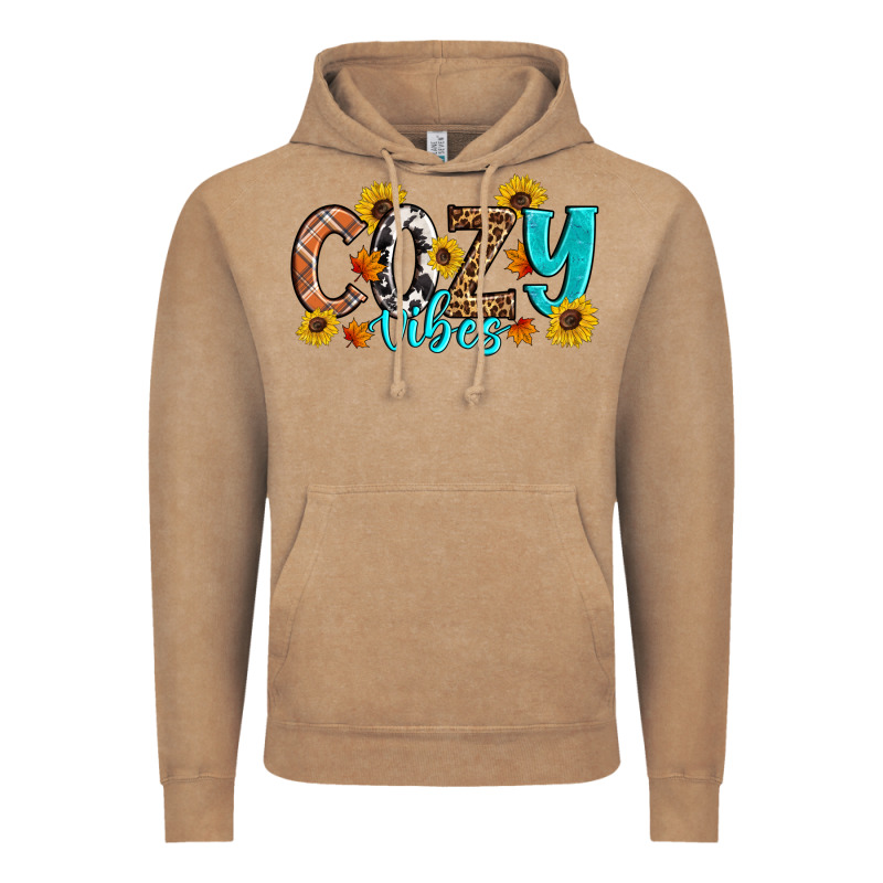 Cozy Vibes Fall Sunflowers Vintage Hoodie by Artiststas | Teevron