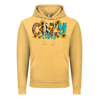 Vintage Mustard Cozy Vibes Fall Sunflowers Vintage Hoodie - Artiststas