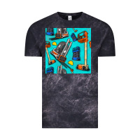 Cloud Black construction vehicles Vintage Tee - BundleAndBundleShop