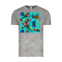 Cloud Rock construction vehicles Vintage Tee - BundleAndBundleShop