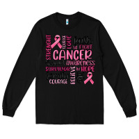 Black cancer awareness Long Sleeve Tee - MaliasSmallBusiness