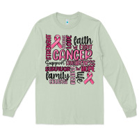 Matcha cancer awareness Long Sleeve Tee - MaliasSmallBusiness