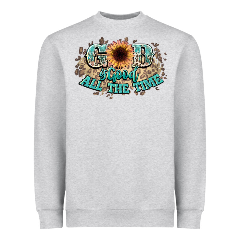 God Is Good All The Time Heavyweight Sweatshirt by NancyCooperArtShop | Teevron