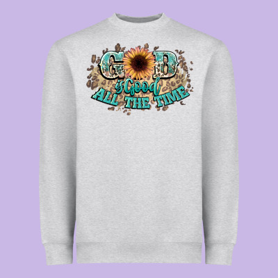 God Is Good All The Time Heavyweight Sweatshirt Designed By Nancycooperartshop