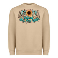 Mushroom god is good all the time Heavyweight Sweatshirt - NancyCooperArtShop