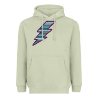 Matcha Purple Border Aztec Pattern Lightning Heavyweight Hoodie - Bettercallsaul