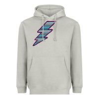 Moon Dust Purple Border Aztec Pattern Lightning Heavyweight Hoodie - Bettercallsaul