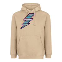Mushroom Purple Border Aztec Pattern Lightning Heavyweight Hoodie - Bettercallsaul