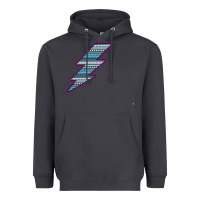 Smoke Purple Border Aztec Pattern Lightning Heavyweight Hoodie - Bettercallsaul