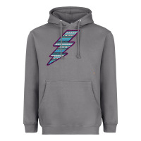 Storm Purple Border Aztec Pattern Lightning Heavyweight Hoodie - Bettercallsaul