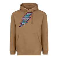 Toasted Coconut Purple Border Aztec Pattern Lightning Heavyweight Hoodie - Bettercallsaul