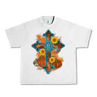 Lunar Rock thanksgiving cross pumpkin sunflower Urban Heavy Tee - AdoDesignShop