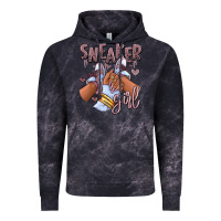 Cloud Black sky j mauve sneaker girl afro woman Vintage Hoodie - RanaPortraitStore
