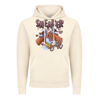 Vintage Artic sky j mauve sneaker girl afro woman Vintage Hoodie - RanaPortraitStore