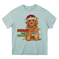 Arona merry and bright toy poodle Heavy Core Tee - RanaPortraitStore