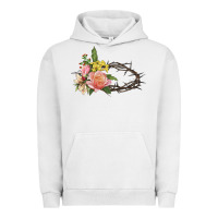 Crown Of Thorns Floral Easter Urban Hoodie | Teevron