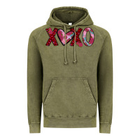 Vintage Olive xoxo Vintage Hoodie - JahusDesignShop