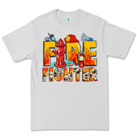 Dove Grey firefighter Premium Tee - Zillion Design Studio