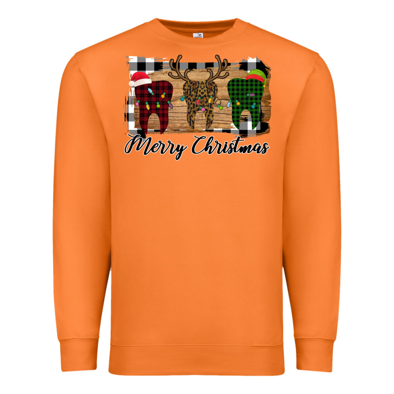 Merry Christmas Teeth Premium Sweatshirt by Bettercallsaul | Teevron