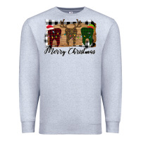 Heather Grey Merry Christmas Teeth Premium Sweatshirt - Bettercallsaul
