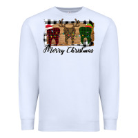 White Merry Christmas Teeth Premium Sweatshirt - Bettercallsaul